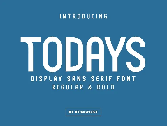 Todays font