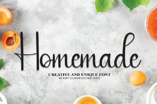 Homemade Script font