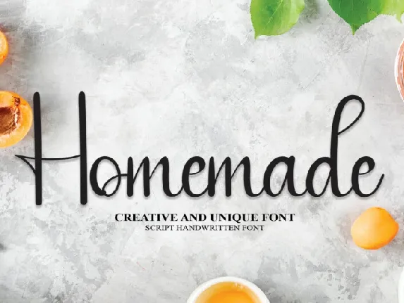 Homemade Script font