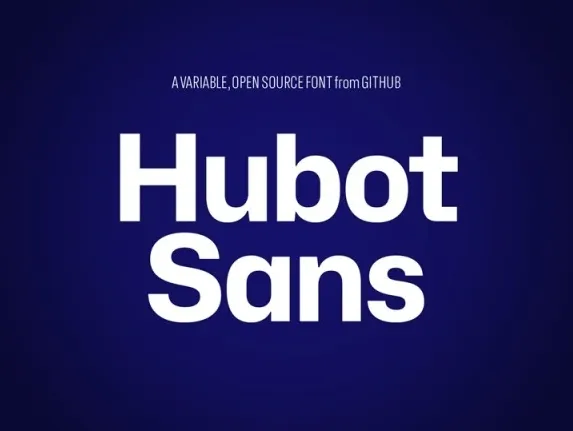 Hubot Sans Family font