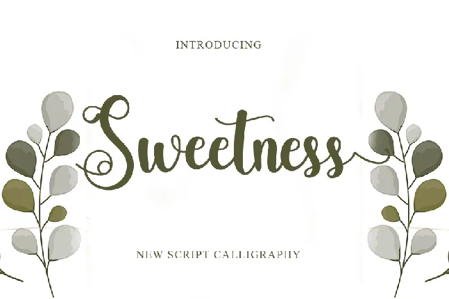 Sweetness font