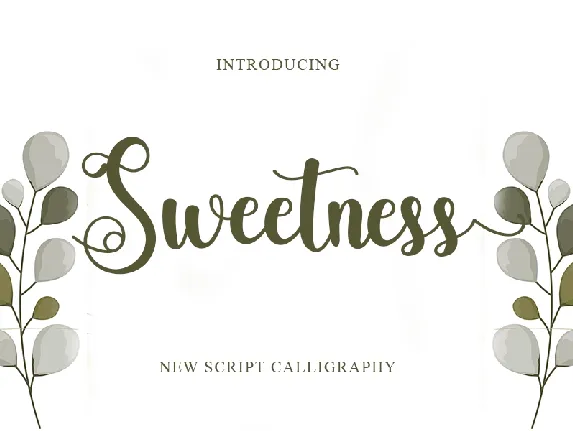 Sweetness font