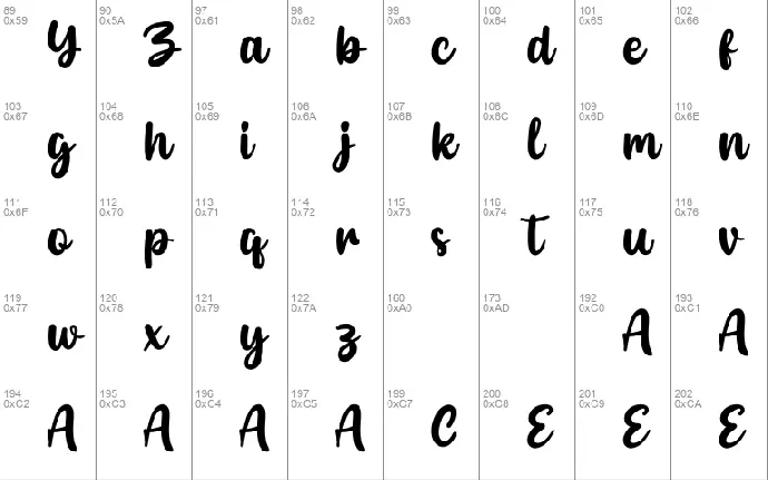 Settikef Script font