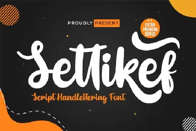 Settikef Script font