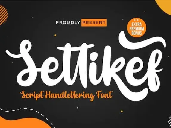 Settikef Script font