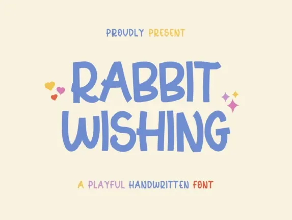 Rabbit Wishing font