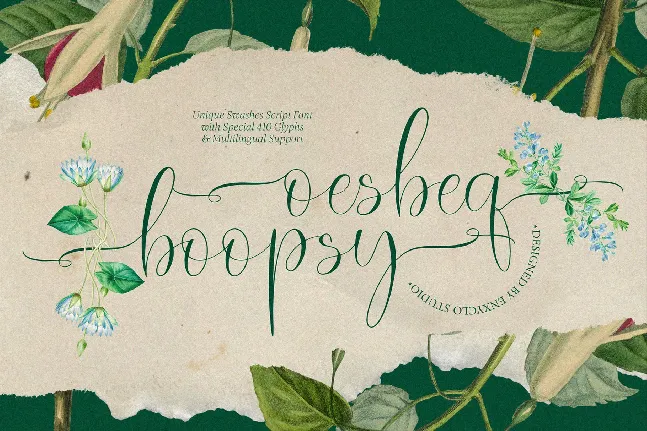 NCL Oesbeq Boopsy font