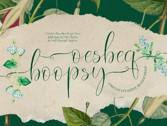 NCL Oesbeq Boopsy font