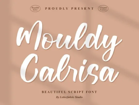 Mouldy Calrisa font