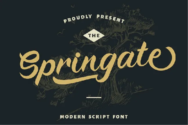 Springate font