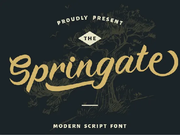 Springate font