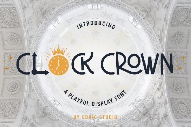 Clock Crown Demo font