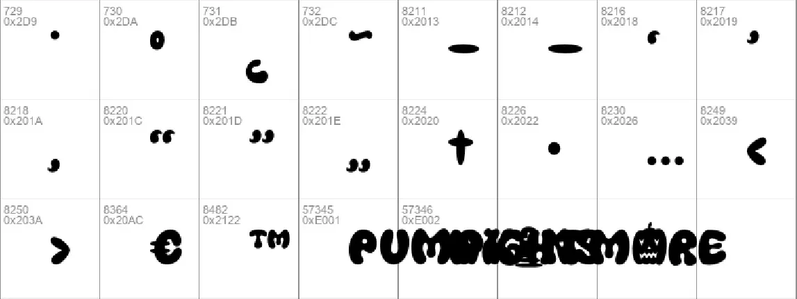 Pumpkins Nightmare font