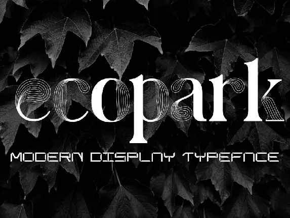 ecopark demo font