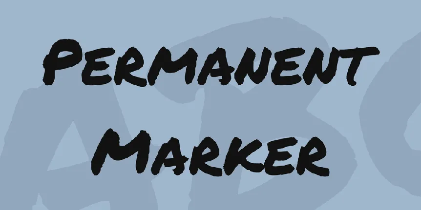 Permanent Marker font