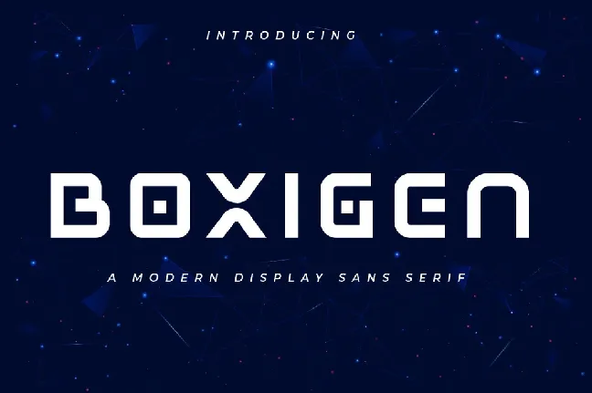 BOXIGEN font