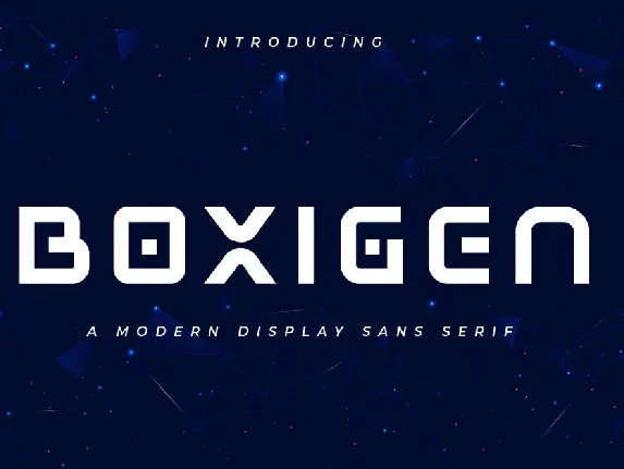 BOXIGEN font