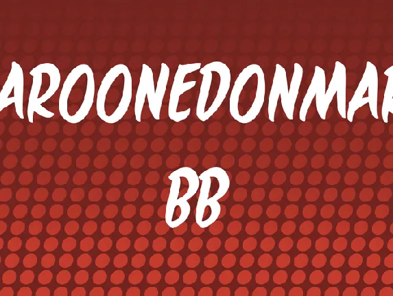 MaroonedOnMars BB font