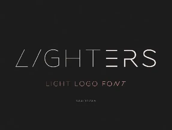 Lighters font