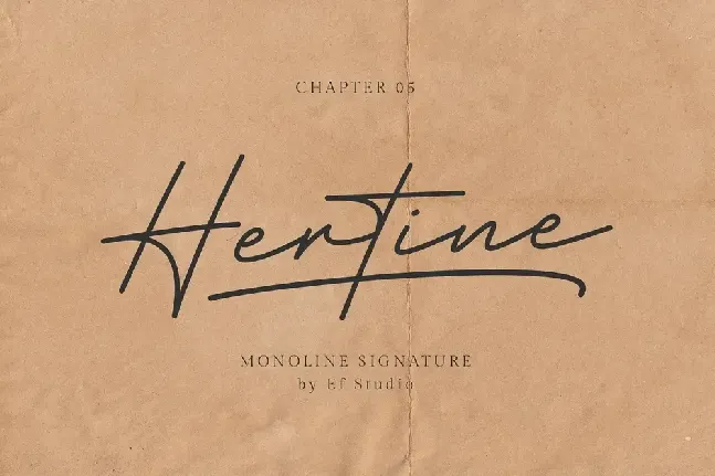 Hertine font