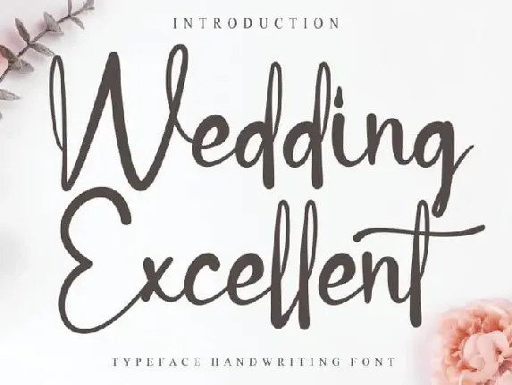 Wedding Excellent Script font