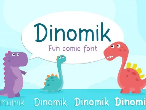 Dinomik Semibold font