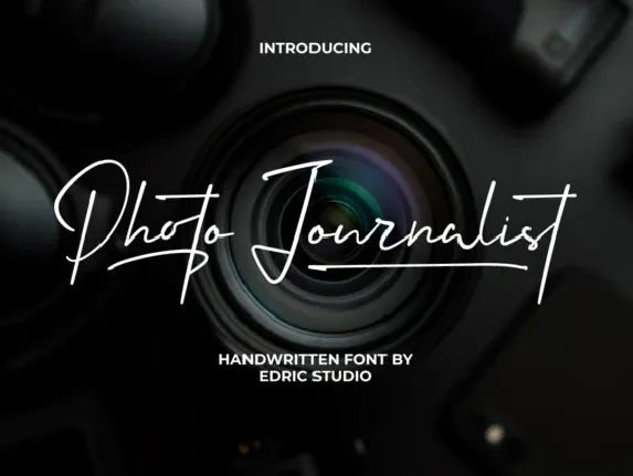 Photo Journalist font