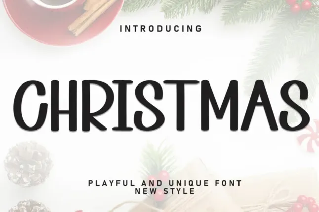 Christmas Brush font