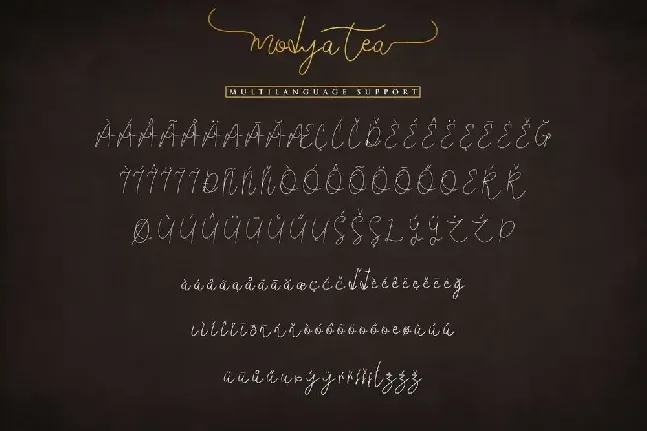 Modya Tea Demo font