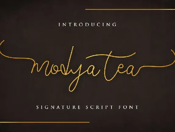 Modya Tea Demo font