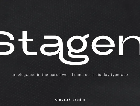 Stagen font