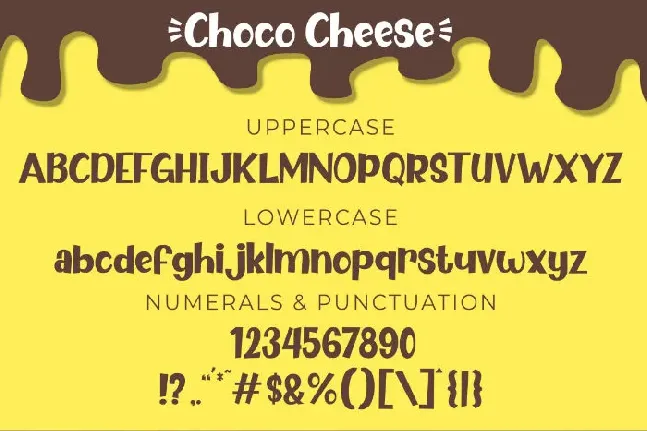 Choco Cheese font