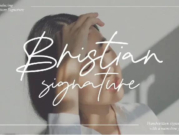 Bristian Signature font