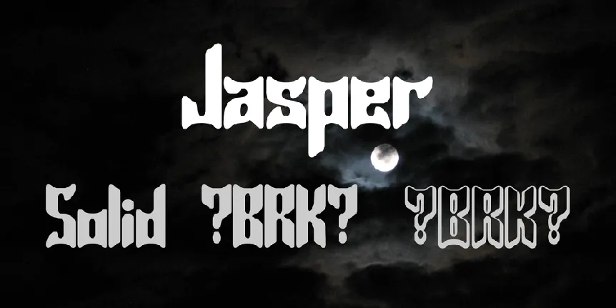 Jasper font