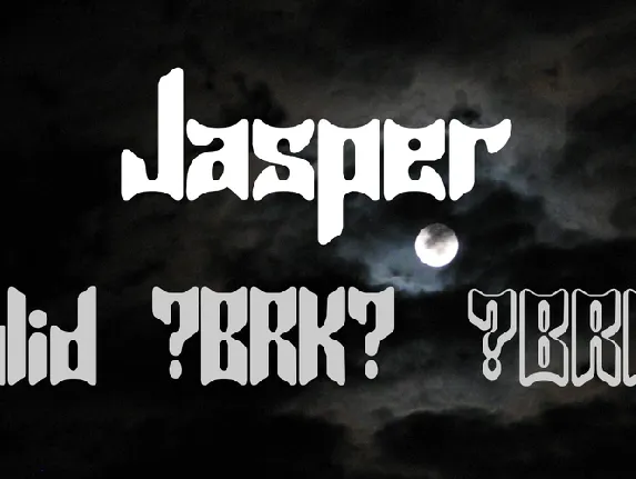 Jasper font