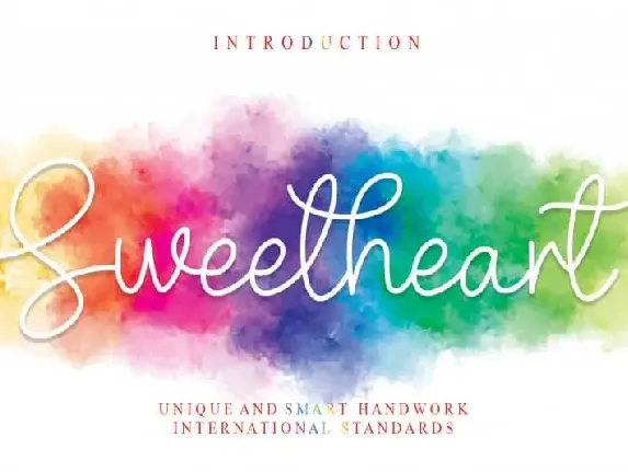 Sweetheart Handwritten font