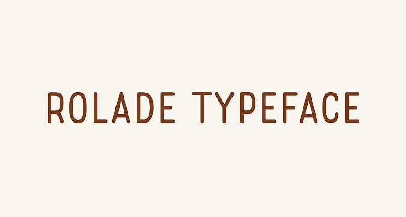 Rolade Typeface font