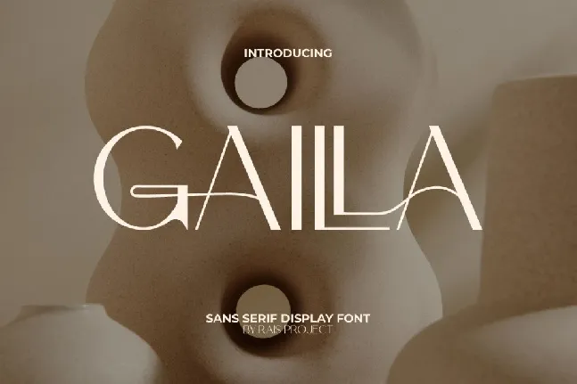 Gailla Demo font