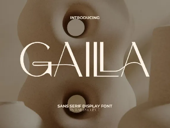 Gailla Demo font