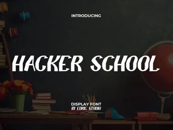 Hacker school font