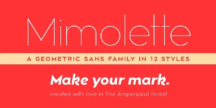 Mimolette font