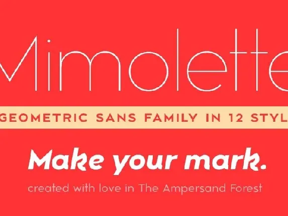 Mimolette font