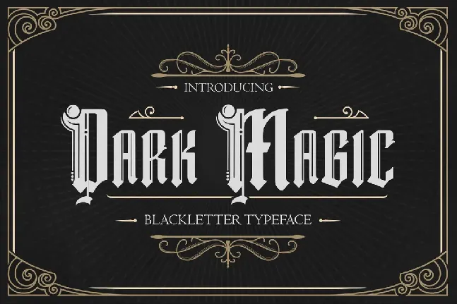 Dark Magic font