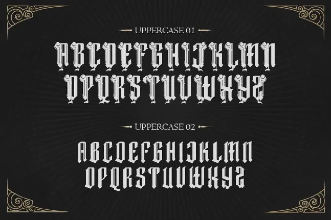 Dark Magic font