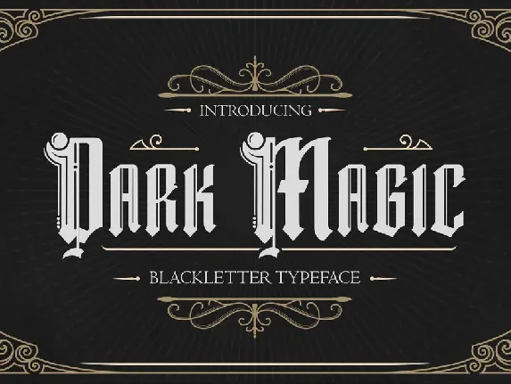 Dark Magic font