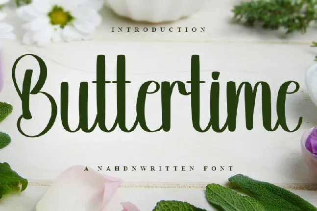 Buttertime font