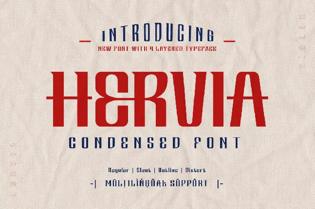 HERVIA Trial font