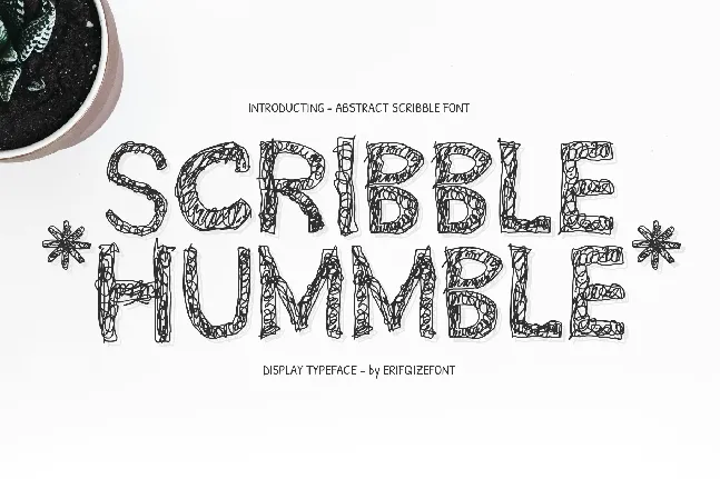 SCRIBBLEHUMMBLE font