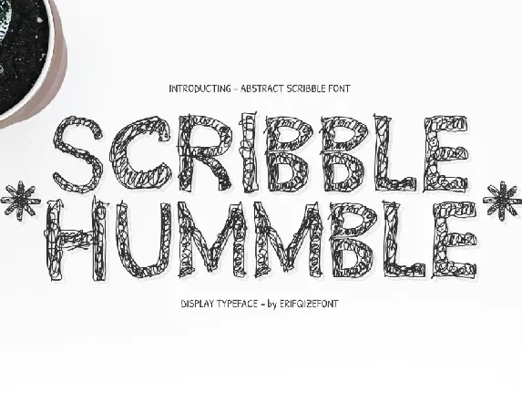 SCRIBBLEHUMMBLE font