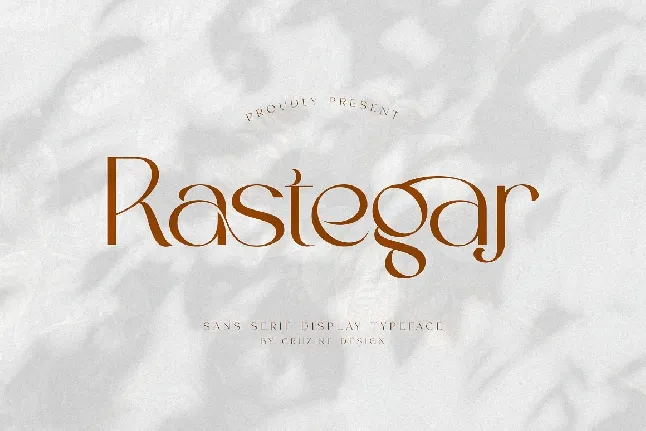 Rastegar font